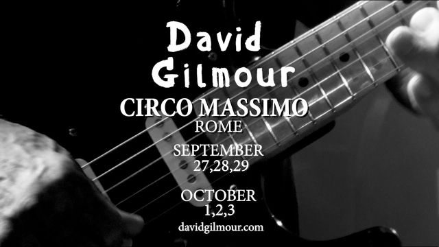 David Gilmour in concerto al Circo Massimo di Roma